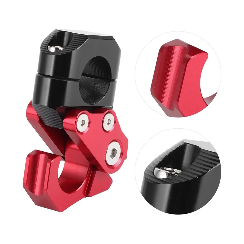 22mm Handlebar Convenience Hook Luggage Bag Hanger Helmet Claw Hook Bottle Carry Holder CNC Aluminum Motorcycle Accessories Red