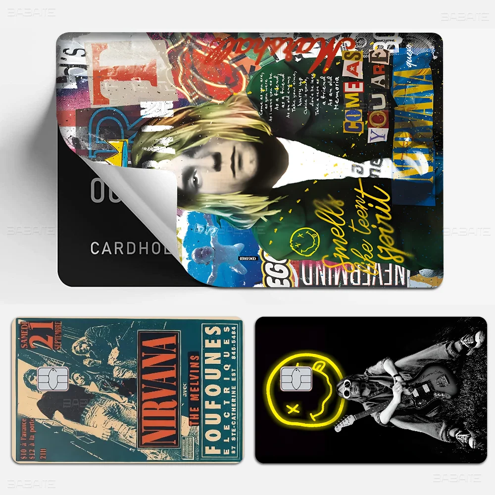 N-Nirvana 100% Hot Sale Amine Credit Debit Bank Card Bus Card Film Skin Sticker