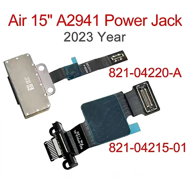 

Новый разъем A2941 для Macbook Air 15" M2, зарядный разъем Type-C USB-C, разъем питания DC 821-04220-A 821-04215-01, 2023 год