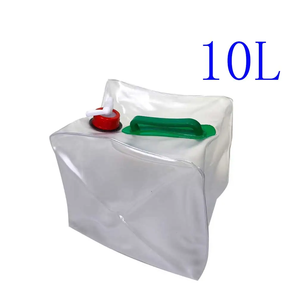 10L/20L Collapsible Water Bag Foldable Water Carrier Bucket Outdoor Water Container for Camping Hiking Picnic BBQ Travel