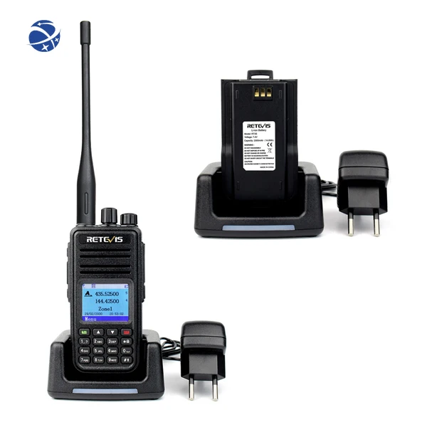 GPS 136-174MHz 400-480MHz Dual Band DMR UHF VHF DMR Radio walkie talkie Retevis RT3S