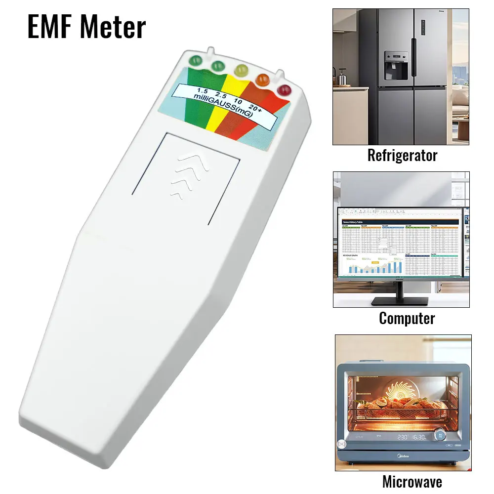 New Protable Digital EMF Radiation Tester | Handheld Gauss Meter & Dosimeter for Electromagnetic Field Detection | High Accuracy