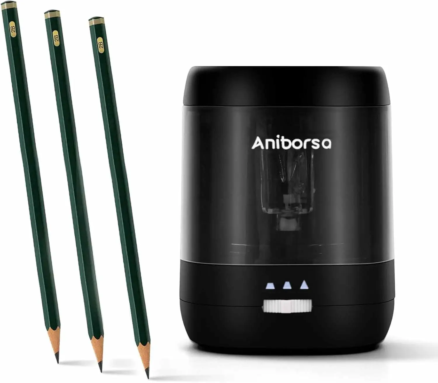 

USB & Battery Pencil Sharpener, 3 Adjustable Points, Automatic for Kids Classroom Home Office