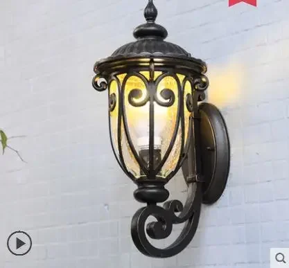 European Outdoor Wall Lamp Retro outdoor waterproof wall lamp balcony corridor door wall lamp