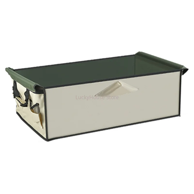 Foldable Wagon Cart Liner Bag Dust‑Proof Storage Cloth Bag For Outdoor Camping Picnic Hand Trolley Trailer Spare Part