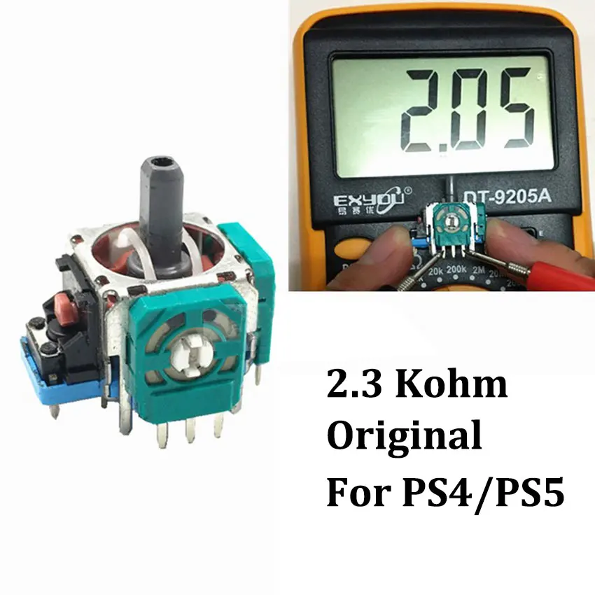 JCD 1Pcs Repair Part 3 P 3 Pin จับ3D Analog Stick จอยสติ๊กเซ็นเซอร์โมดูลสำหรับ PS3 PS4 PS5 Controller