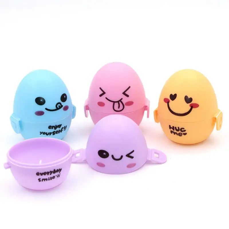 Egg Box Protected Rich And Colorful Simple Innovative Egg Protector Popular Cartoon Egg Box Egg Storage Plastic Fun Convenient