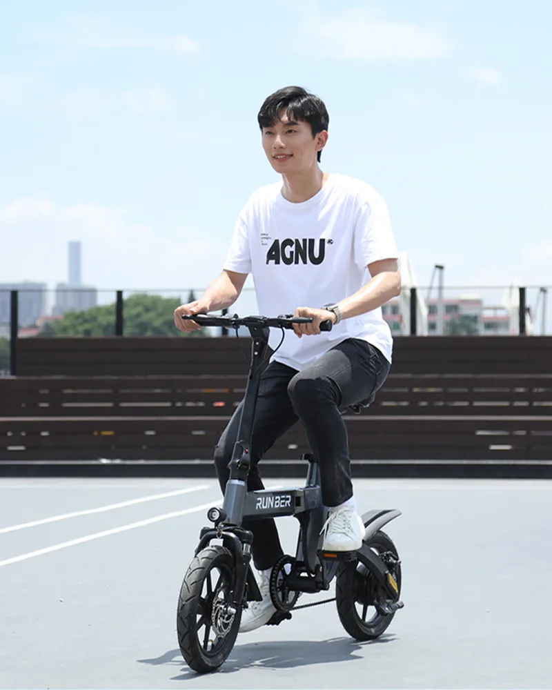 Mini Portable Electric Bicycle, Super Light, Folding E-Bikes, 36V, 350W,25KM/h,Range 40KM