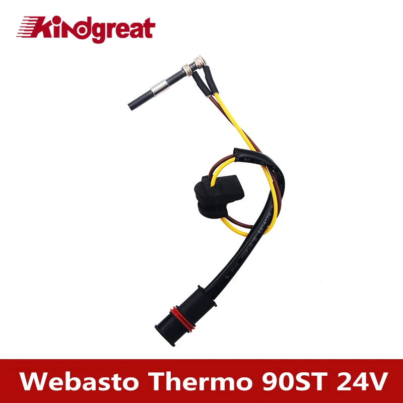 

Kindgreat 54-65 Вт Webasto Thermo 90ST 24 В 9005931B, нитрид кремния, обогреватель для грузовика, прицепа, светящаяся заглушка