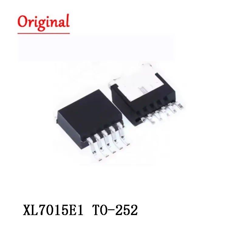 10pcs  IC  XL7015E1 TO-252-5 XL7015 TO252 7015E1 TO252-5  SMD buck DC converter chip IN STOCK