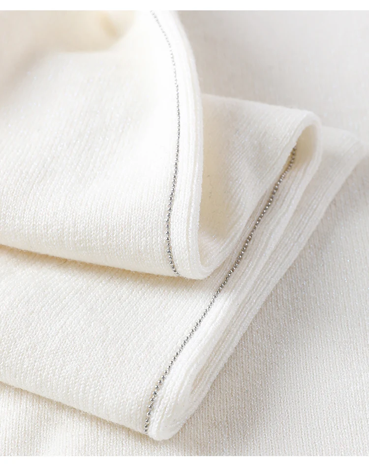BY3521215 Premium Wollstrickpullover für Damen, eleganter Rollkragenpullover, einfarbig brauner Pullover, schickes, schmales Basic-Top für Bürodamen – Detail 25