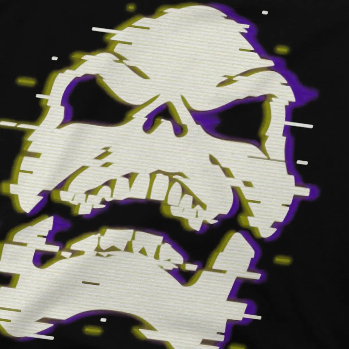 He Man the Master of the Universe GLITCHY SKULL Tshirt Graphic Men Tops Vintage Summer Polyester Clothing Harajuku T Shirt