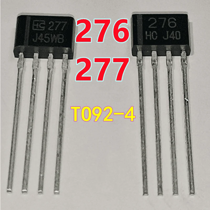 10PCS CPU Fan Hall Elements 276 277 TO92-4 ATS276G-PL-B-C ATS276G-PL-A ATS276H-PG-B-C Hall sensor 276 277 TO92-4