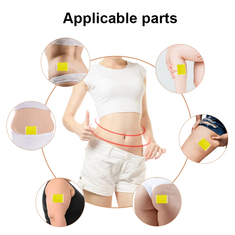 10Pcs=1Bag Slimming Patch Reduce Cellulite Lose Weight Burning Fat Health Care Sticker Body Skin Care Weight Loss Plaster W003