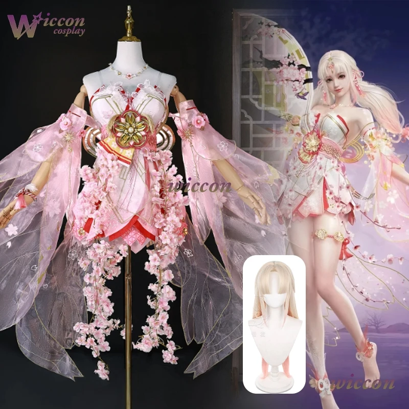 Kurumi NARAKA:BLADEPOINT juego Cosplay disfraz peluca Genius Onmyoji Cosplay Kurumi zapatos de mujer Sexy Comic-Con personaje de juego de rol