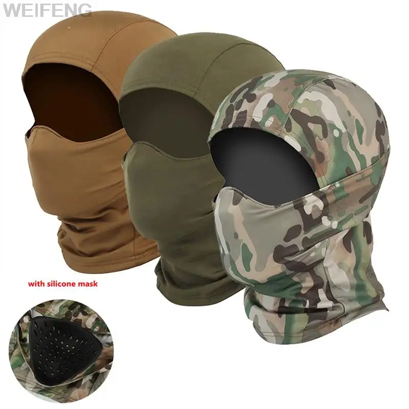 Multicam Tactical Balaclava Military Full Face Mask Shield Cover Cycling Army Airsoft Hunting Hat Camouflage Balaclava Scarf