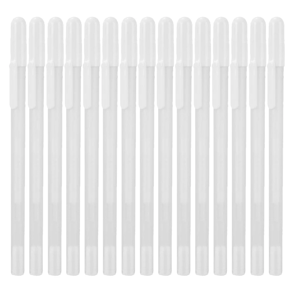 15Pcs White Ink Drawing Pens Fine Line Markers for Dark Surfaces Smooth Ideal for Sketching Journaling Annotation Art