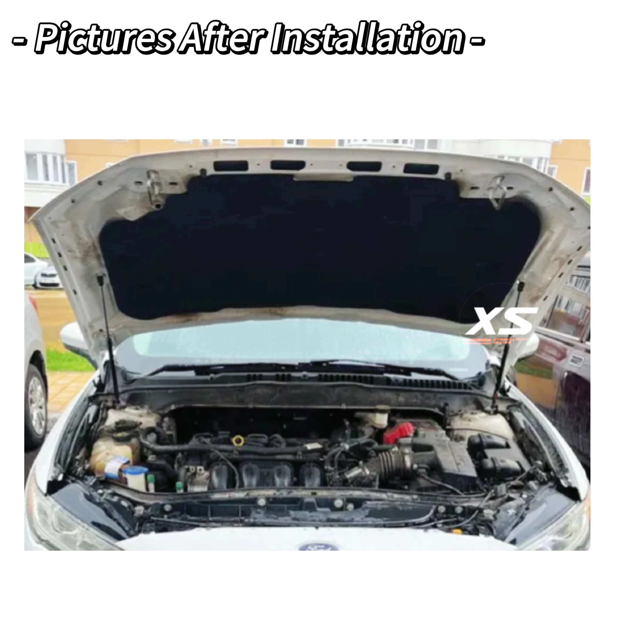 Capó de fibra de carbono para Ford Mondeo MK5, varilla de soporte de elevación de puntales de Gas, amortiguador de amortiguador, para Ford Fusion