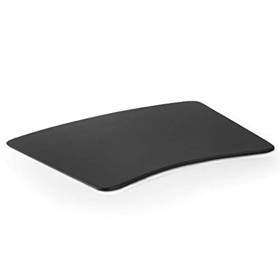 Dacasso Black Leather 17" x 14" Round Table Conference Pad P1024