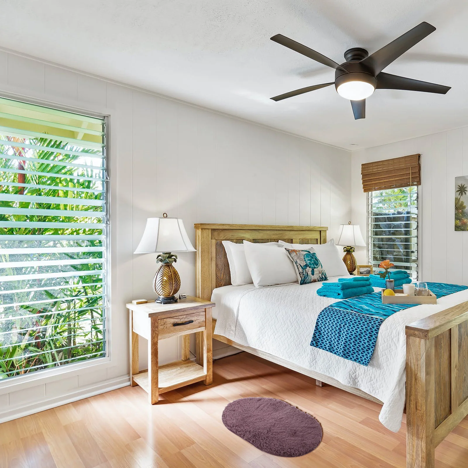 

Oval Shaped Anti-Skid Door Mat Premium Comfortable Materials Safe Gentle Unique Design Practical Kitchen Bathroom Living