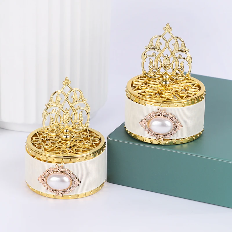 

Candy Box Chocolate Packaging Case Cookie Biscuit Storage Gift Box Golden Jewelry Organizer Box Baby Shower Wedding Party Decor