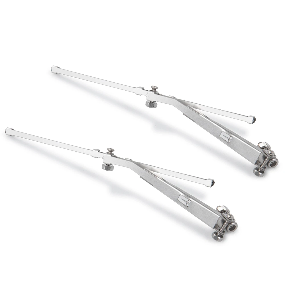 MIBIDAO – essuie-glace universel pour pare-brise mobile en métal, pour Axial SCX10 1/10 RC, modèle de voiture sur chenilles, pièces de mise à niveau