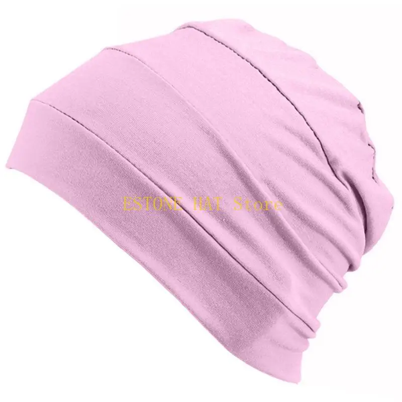 49MF Comfy Chemo Cap Chemo Hats For Women Headwear Cap Skullies Under Hat