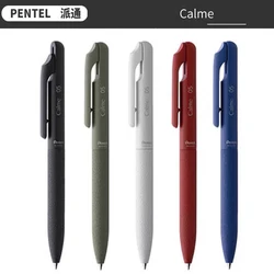 1Pc Japan Pentel Calme Silent Press Ballpoint Pen Medium Oil Pen Student Supplies
