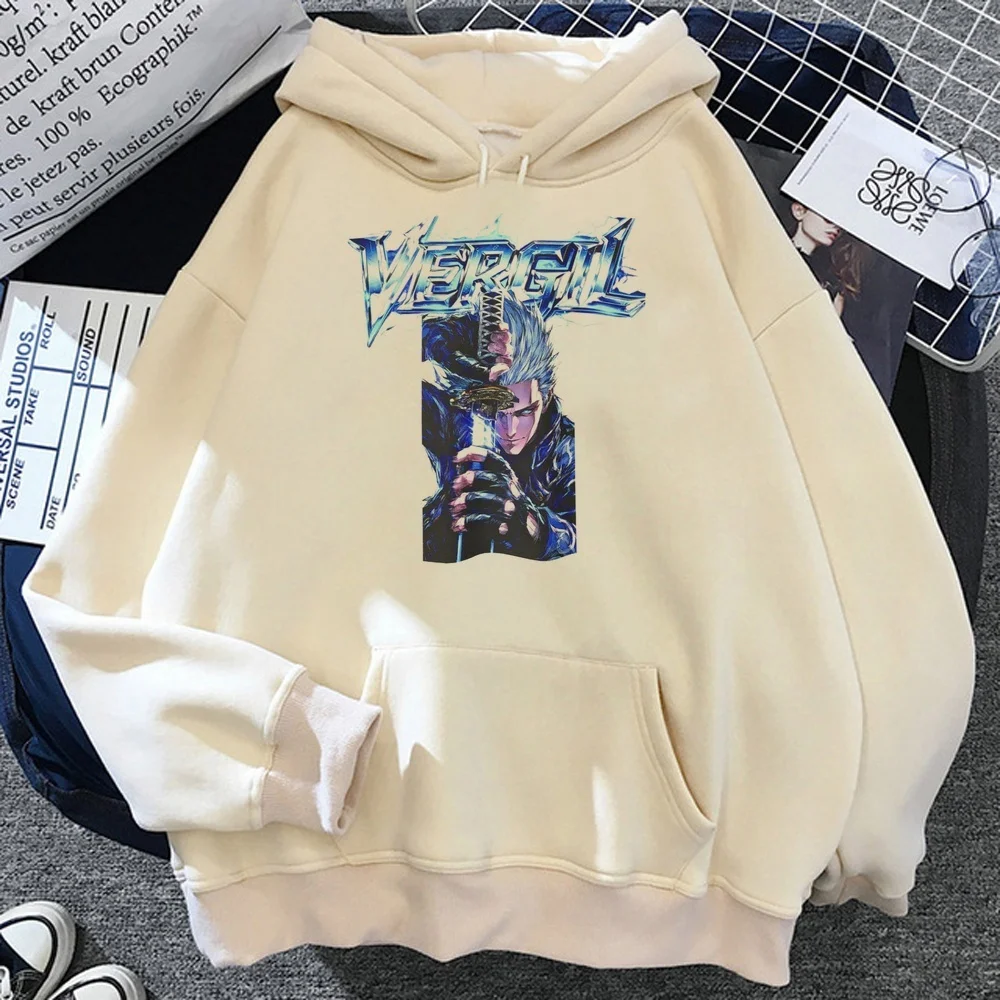 Devil May Cry sweatshirt women fashion tops cartoon 2000s hip hop long sleeve Casual Quality