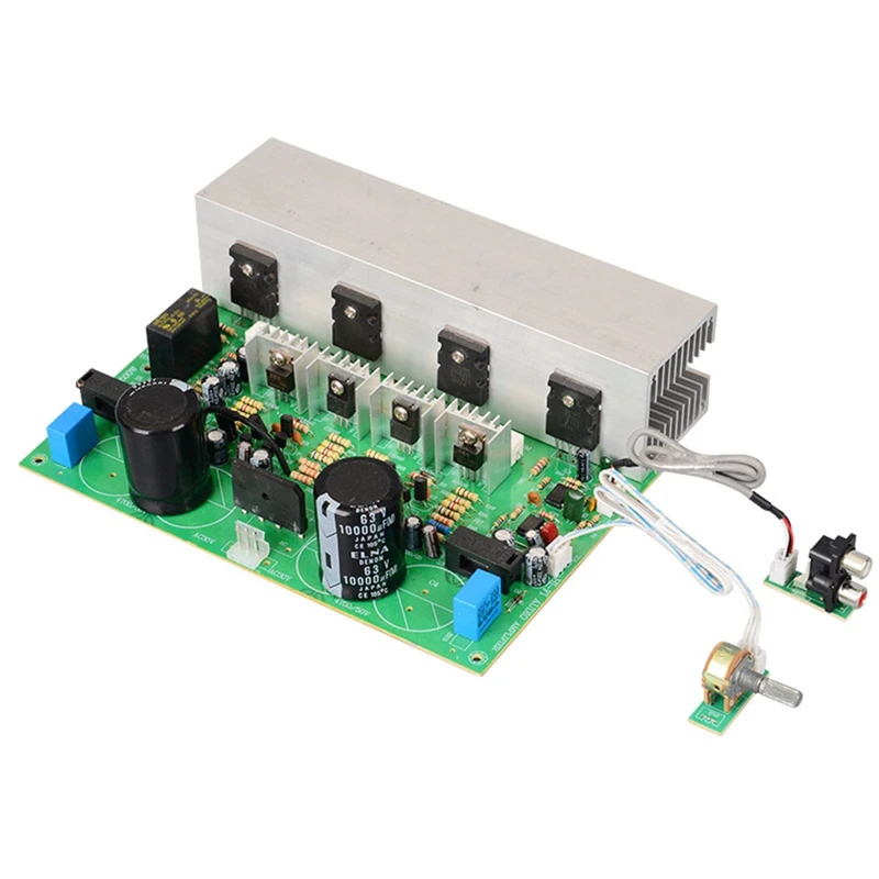 500W A1943/C5200 Highly Power Subwoofer Sound Amplifiers Board AC24-30V Heavy Bass Sound Amplificador Module