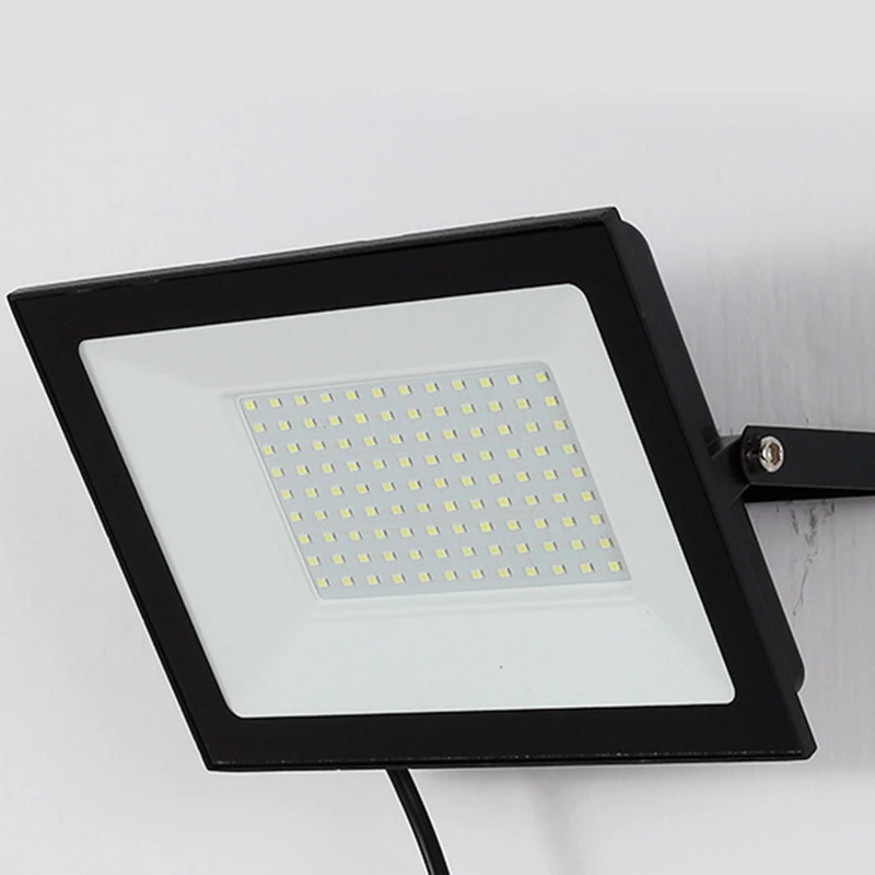 US-Stecker, 2 Stück Flutlichter im Freien wasserdichte Außen sicherheits leuchten 6500 W LED, Außen scheinwerfer, k