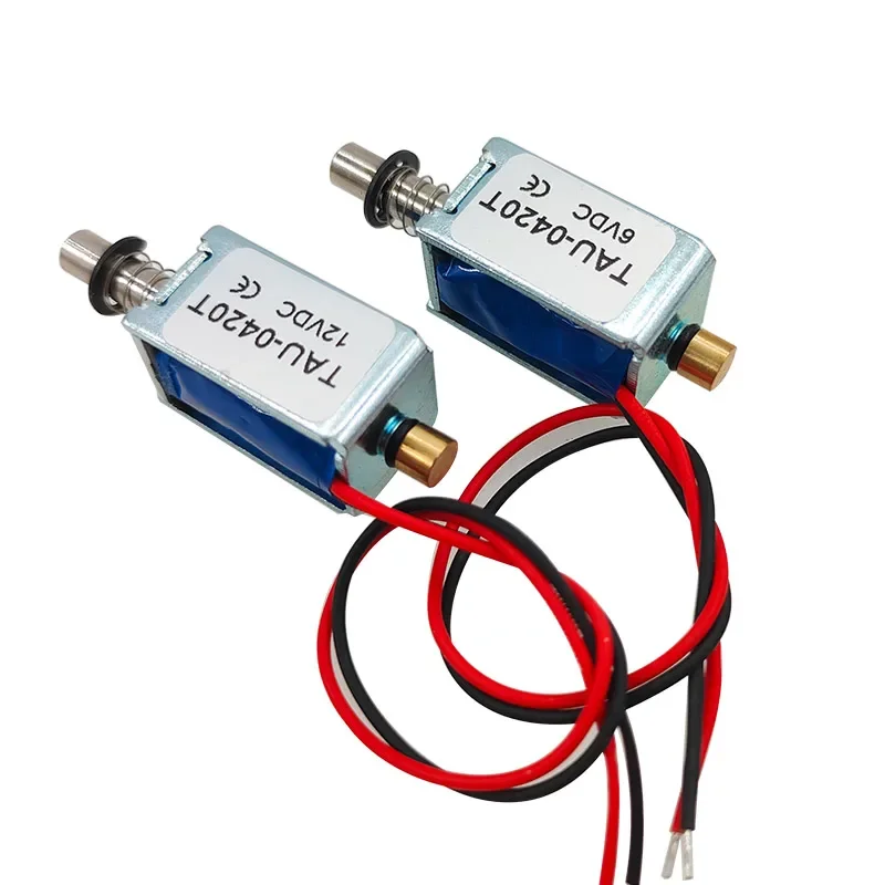 

TAU-0420 ElectromagneticDC 6V 12V Magnetic lock electric lock 0.85A 1.8A Lock Linear Solenoid