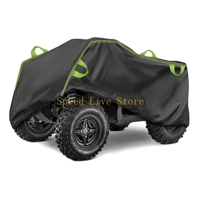 547C Waterproof ATV Cover for Outdoor Storage with Reflective Strips and Storage Bag