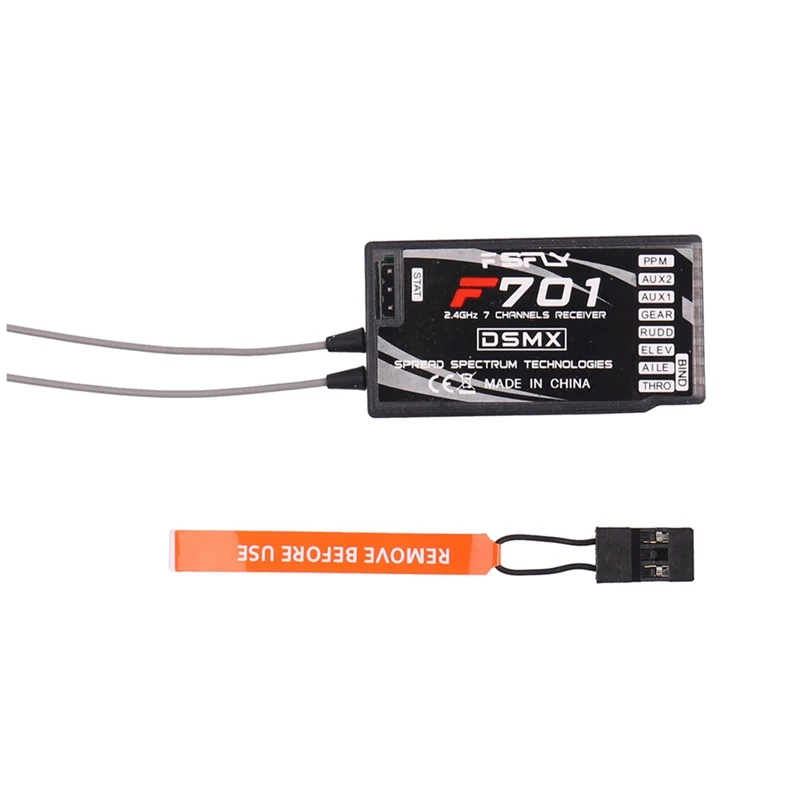 F701 2.4Ghz Receiver Dual Antenna 7CH RC Receiver PPM Compatible With JR  RC Remote Control For FPV Drone