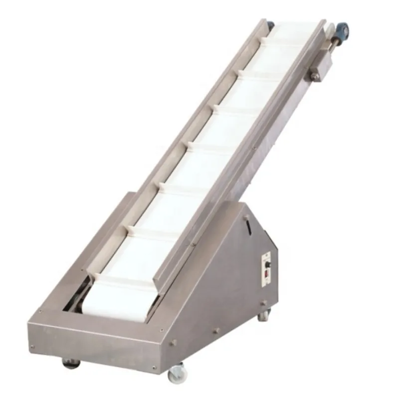 Finished product conveyor belt automatically picks up finished product grain product conveyor belt hoist bag output conveyor