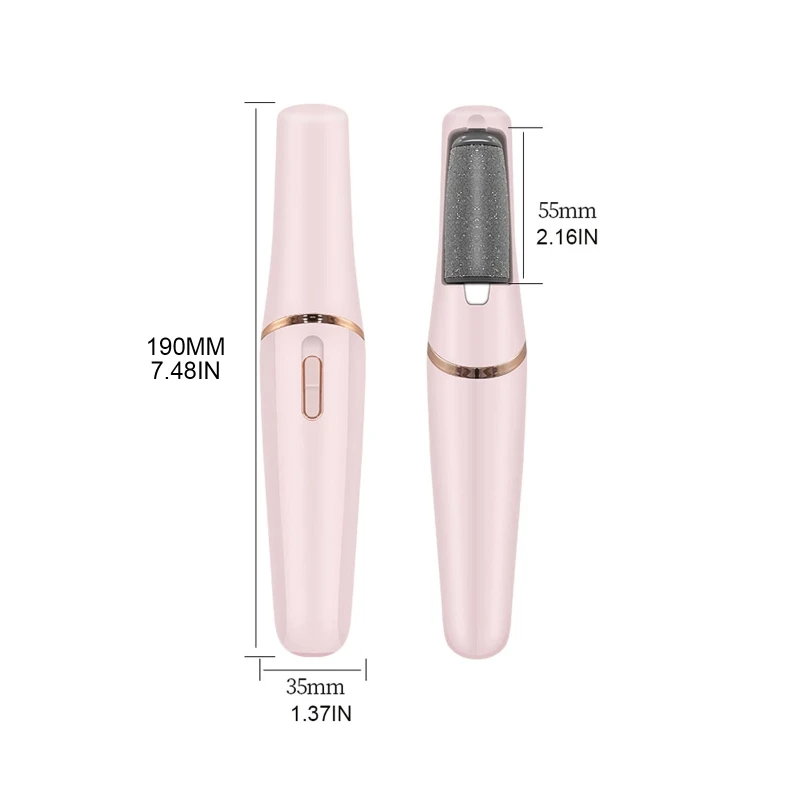 القدم الكهربائية الكالس مزيل قابلة للشحن باديكير أدوات المهنية قدم ملف الرعاية أفضل للبشرة متصدع الصلب