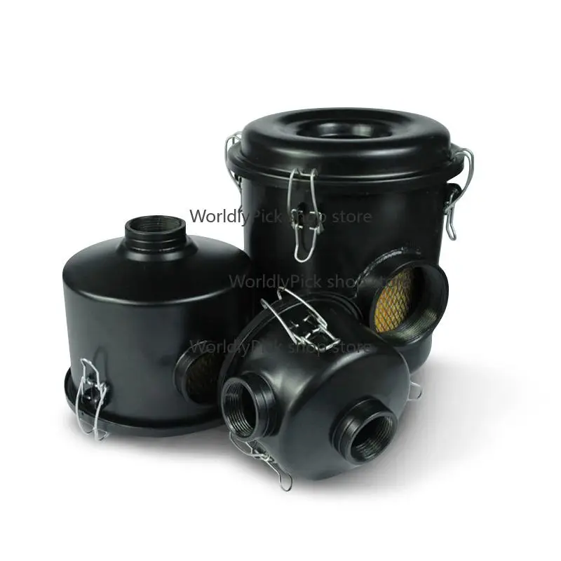 JM Factory Supply Industrial Vacuum Pump Inlet Air Filter Barrel Bucket for Blower