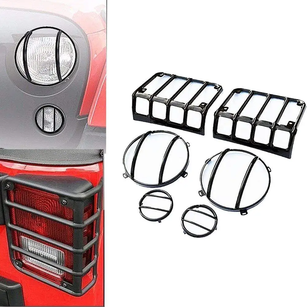 

Крышка светодиодной фары Противотуманная фара Крышка заднего фонаря Защита капота Накладка Стальной защитный комплект