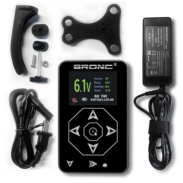 BRONC TPN-036 Ultra-luxury Digital Touch Tattoo Pen Machine Power Supply