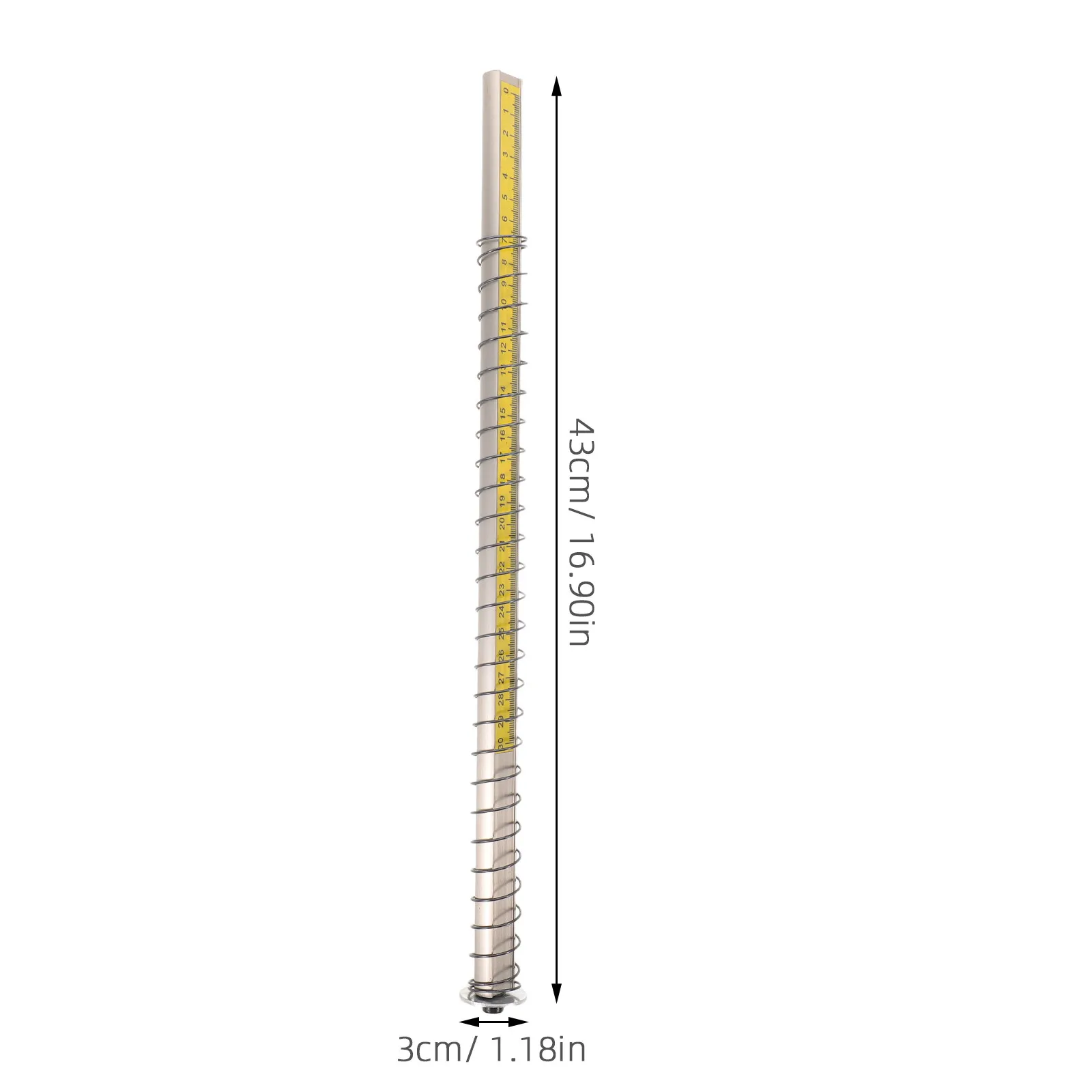 High Strength Spring Protected Wheel Balancer Ruler Accurate Tire Balance Measuring Tape for Auto Repair Shops Tire Shop Garage