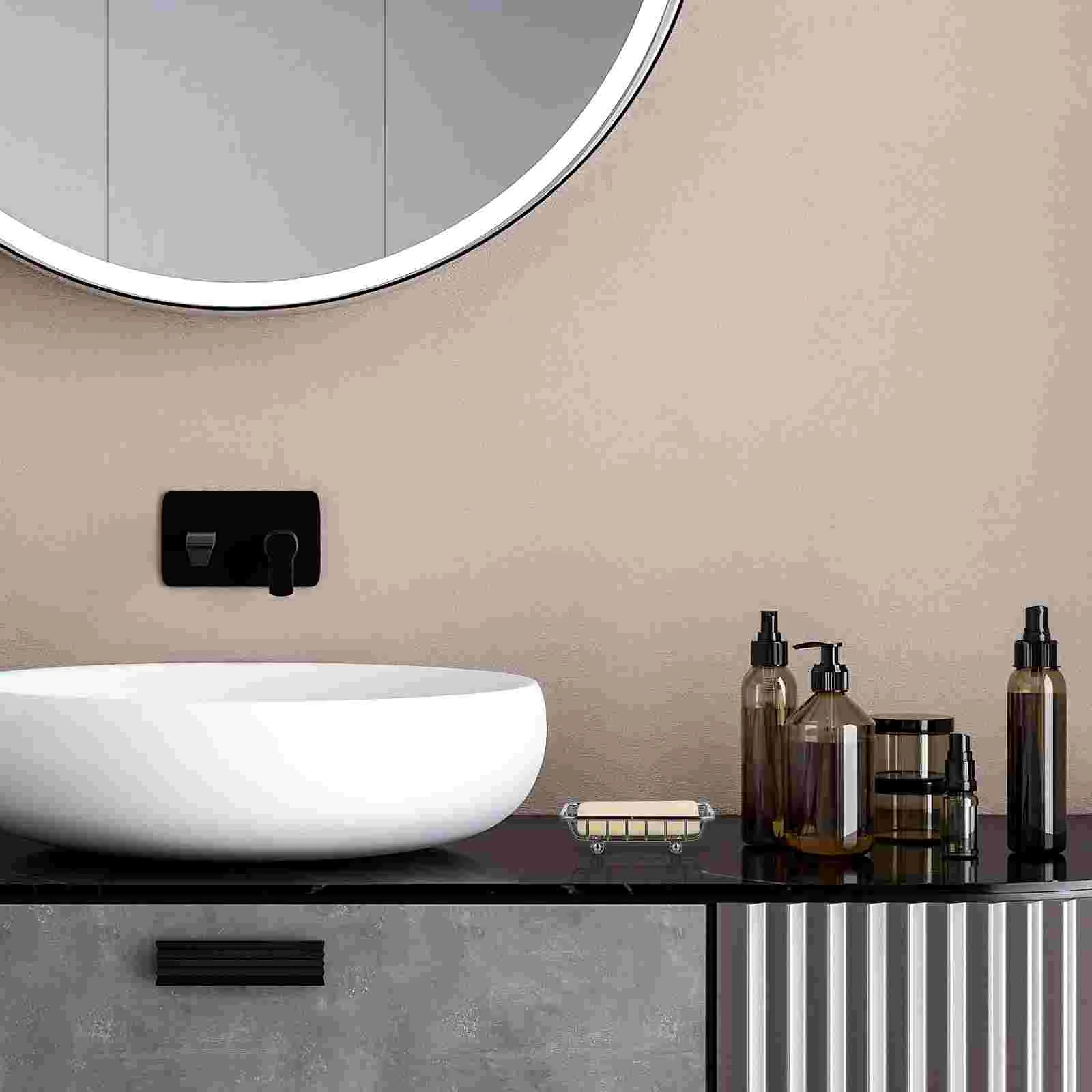 Seifenhalter, selbstentleerender Badbehälter, Gesichtsschwamm für Dusche, Make-up-Tablett, Reiseetui, Gesicht