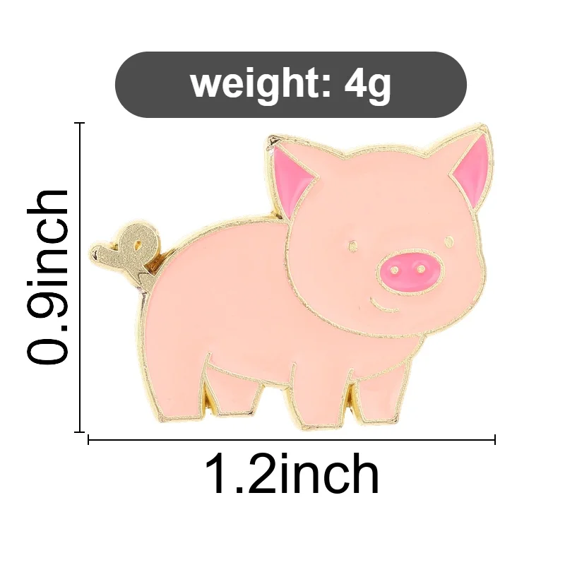 23 Styles Pink Series Emaille-Anstecknadeln: Introvertierte Katze, Schwein, Hund, Palette, Broschen, Abzeichen, literarischer, sarkastischer Spruch, Schmuck, Geschenk für Freunde – Detail 11