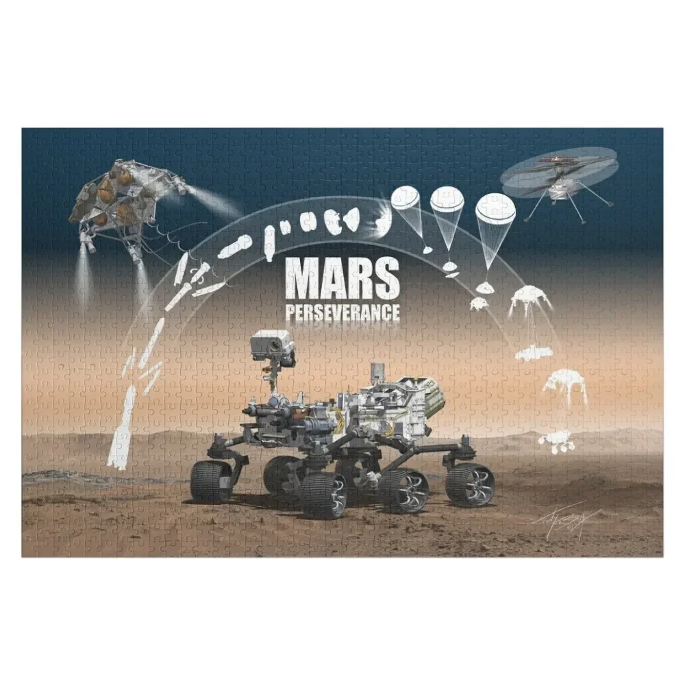 Mars Perseverance Rover Jigsaw Puzzle Personalised Custom With Photo Custom Wooden Name Custom Name Child Toy Puzzle