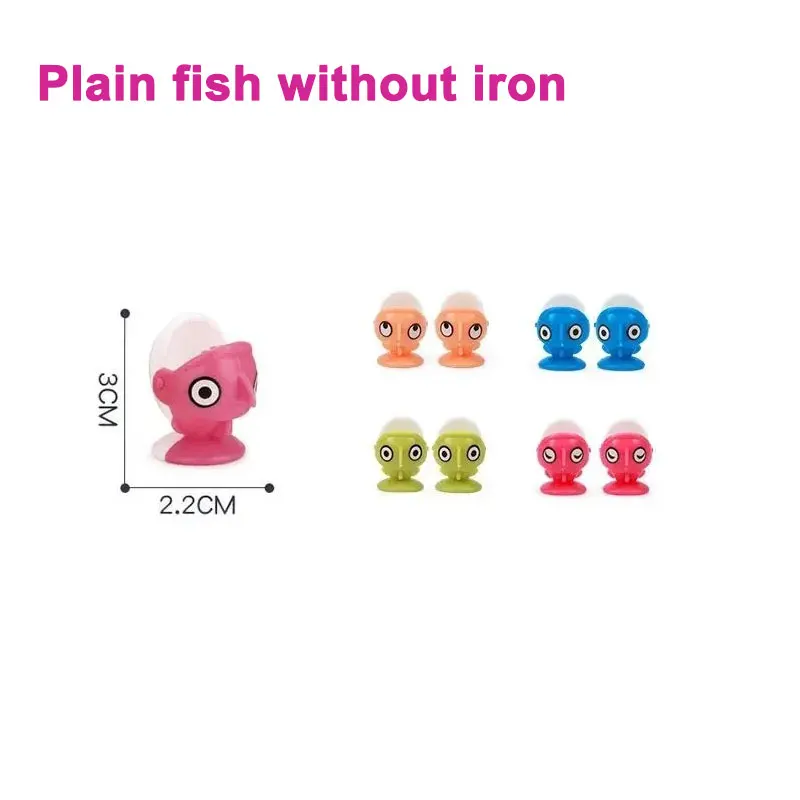 Fishing Toy Fishing Rod Accessories Fish Magnetic Simulation Boys and Girls 1-3 Years Old Swimming Accessories Fishing Rod