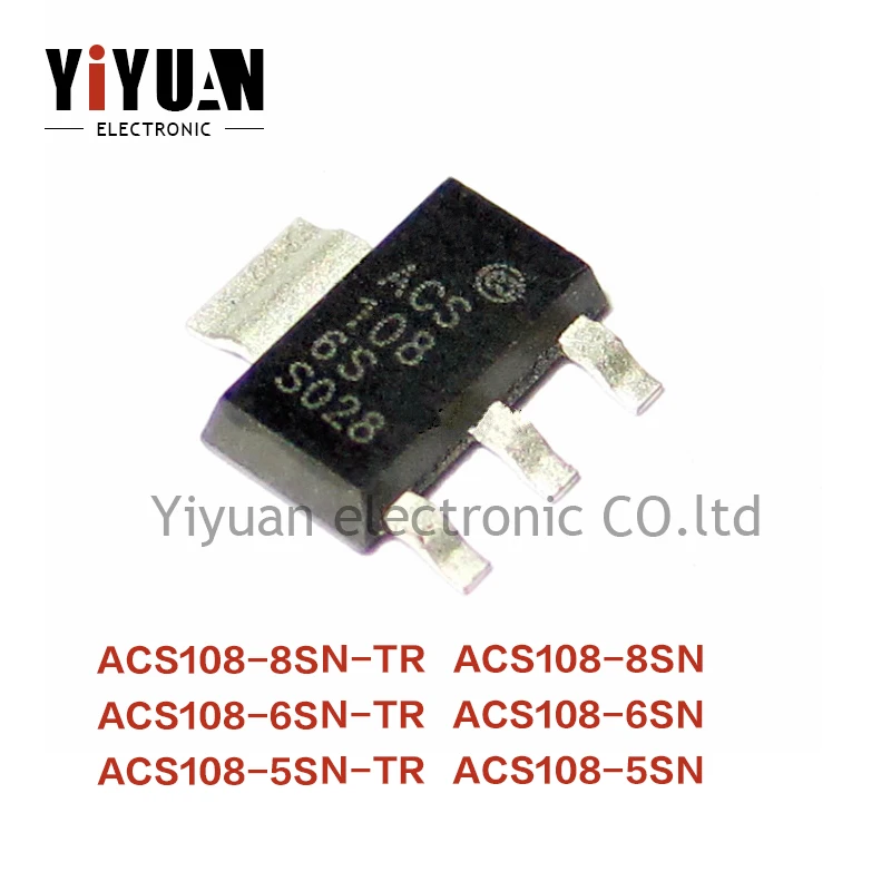 

10PCS NEW ACS108-8SN-TR ACS108-6SN-TR ACS108-5SN-TR SOT223 Bidirectional thyristor