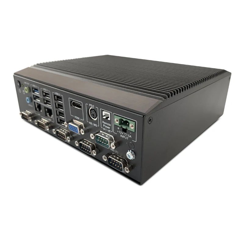 Advantech AIMC-2000 Industrial Mini PC Compact & Rich I/O Configuration Front Access Fanless Micro Computer