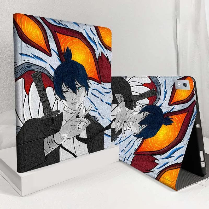 

C-Chainsaws M-Man pattern Tablet Case For Xiaoxin Legion Tab Y900 Y700 K10 M10 P11 Pad Pro GT Plus 3rd Gen 4 8.8 11 11.5