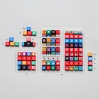 Material PBT personalizado Keycap 2,0 sublimación altura Original R1 R2 R3 R4 entrada página clave Flipper juego estilo Keycap