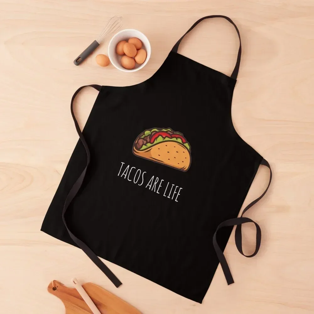 Tacos Are Life 2.0 Apron kitchen utensil Household Items Kitchen For Cooking Apron