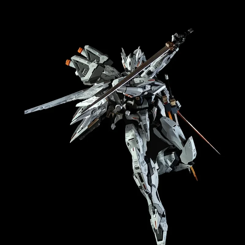 ชุดประกอบโมเดลพลาสติก Robox Animation Mg 1/100 Bailu (Air Combat Custom) พร้อมโครงสร้างภายในโลหะผสม - ของเล่นหุ่นยนต์แอคชั่นฟิกเกอร์